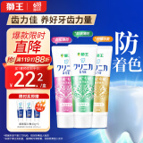 狮王（Lion）进口牙膏齿力佳酵素美白牙膏套装130g*3支亮白清新口气去黄去渍
