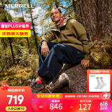 迈乐（Merrell）男女款户外越野徒步鞋MOAB GTX防水透气防滑抓地耐磨登山鞋 J035797 灰深兰-3 GTX男款 40