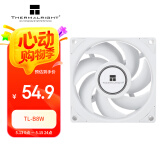 Thermalright(利民) TL-B8W 8cm性能风扇白色风扇 S-FDB V2轴承 8cm机箱风扇4pin PWM 2200转速