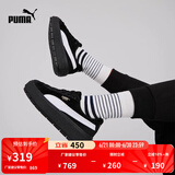 彪马（PUMA）【厚底鞋】女经典复古增高休闲鞋松糕鞋 PLATFORM 372613 黑色-白-01 35.5