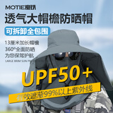 魔铁（MOTIE）户外渔夫帽遮阳帽男女士夏季钓鱼防晒面罩防紫外线太阳帽骑行口罩
