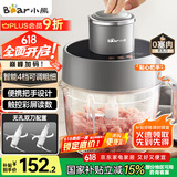 小熊（Bear）绞肉机家用 绞馅机 碎肉机 电动多功能料理搅拌机 饺子肉馅蒜蓉机 可调粗细搅肉机2L双刀QSJ-F03X2