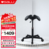 萨利（SALLI）马鞍椅护脊人体工学椅 牙科医生座椅 骑马椅子升降转椅 简约家用 轻盈款（固定底盘） 小号气棒