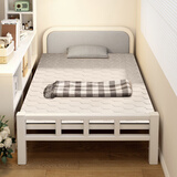 忆琳居折叠床家用单人床办公室午休床1.2米硬板床加床便携简易 80cm宽【升级软靠+加厚框架】