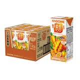 可果美（KAGOME）日本进口 野菜生活果蔬汁 芒果味蔬菜饮料儿童果汁200ml*12盒整箱