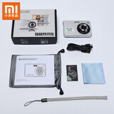 小米有品4K4800万CCD入门数码照相机2.88寸轻薄学生党便携相机可拍照录像 C6-银色 -标配
