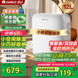 格力（GREE）【低噪小体积】除湿机/抽湿机家用除湿量12升/天单间参考面积24平24H定时除湿器DH12EN