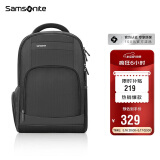 新秀丽（Samsonite）电脑包双肩包商务背包笔记本包休闲都市36B*09010黑色15英寸