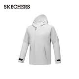 斯凯奇（Skechers）外套2026保暖连帽夹克男女同款防风冲锋衣P425U019