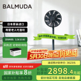 巴慕达（BALMUDA）果岭电风扇空气循环扇自然风落地台式两用客厅卧室无线大风力日本进口直流变频 EGF-1800-DK深灰