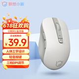 联想（Lenovo）小新蓝牙鼠标M1 商务办公 轻音无线鼠标 适用小新拯救者 笔记本平板通用 雾白（仅蓝牙连接）
