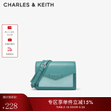 CHARLES&KEITH包包女包单肩包斜挎包信封包女生日礼物520礼物CK2-80680780-1 Teal蓝绿色 S