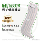 乐瓜睡觉抱枕玩偶女生夹腿抱枕长条靠枕床上靠垫等身靠背垫可拆洗 特大号大肥猫-灰咖110*29*19cm