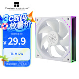 Thermalright(利民) TL-M12W 12CM风扇 1500转速PWM S-FDB 轴承 幻彩无限镜框 12cm机箱风扇