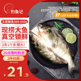 钓鱼记 斑点叉尾鮰鱼1斤-1.3斤 二去净重 冷冻 烤鱼红烧烤生鲜 鱼类海鲜