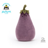 Jellycat活泼茄子可爱公仔毛绒玩具小玩偶安抚娃娃送礼520礼物 活泼茄子 Large