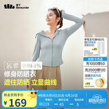 蕉下（beneunder）防晒衣女凉感修身AL11924短款辣妹防晒服女外套乌云灰S