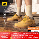 CAT卡特工装鞋皮鞋男士防泼水牛皮轻户外低帮大黄靴P111542N3AMC25 黄色 43