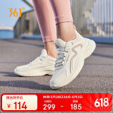361°运动鞋女秋冬季保暖皮革面防泼水休闲徒步跑步鞋子女682232233-1