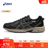 亚瑟士ASICS男鞋跑步鞋透气缓震运动鞋越野跑鞋 GEL-VENTURE 6 黑灰色 41.5