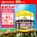 佳思敏（Nature's Way）儿童维C 黑接骨木免疫力VC软糖3瓶套装 60粒/瓶 2岁以上非礼盒