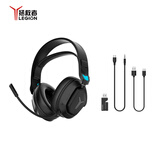 联想（Lenovo）拯救者无线电竞耳机R360 USB7.1声道 2.4G有线无线蓝牙 头戴式游戏耳机带耳麦 适配三角洲行动 黑