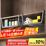 加度厨房置物架橱柜下挂架收纳神器悬挂吊柜下纸巾架分层架用纸挂架