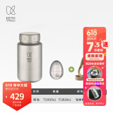 铠斯（KEITH） keith铠斯纯钛宽口壶户外运动水壶轻量轻质便携大容量钛水杯新品 900ML宽口壶+茶滤+原装壶套