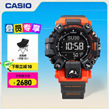 卡西欧（CASIO） G-SHOCK 六局GW-9500MUDMAN系列液晶泥王太阳能手表防泥防沙男表 GW-9500-1A4PR-六局电波