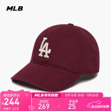MLB帽子男女软顶棒球帽虞书欣明星同款运动鸭舌帽3ACP6601N-07RDS-F