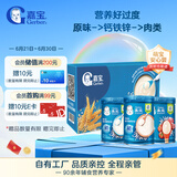 嘉宝（GERBER）原味+钙铁锌+番茄牛肉 6月龄高铁米粉礼盒250g*3罐辅食送礼