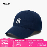MLB帽子男女软顶棒球帽虞书欣明星同款运动鸭舌帽3ACP7701N-50NYS-F