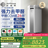 艾泊斯（AirProce） 空气净化器 除甲醛除雾霾家用装修除异味高CCM 智能数字监测AI-700 银色