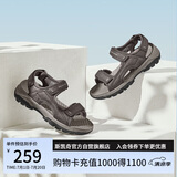 斯凯奇（Skechers）凉鞋男士夏季外穿运动凉拖鞋透气软底休闲沙滩鞋204105