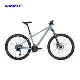 捷安特（GIANT）新款ATX 830铝合金筒轴油碟可锁定避震山地自行车 全消光灰蓝 29×19 L 建议180-192cm