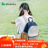 SHUKIKU儿童书包防泼水1-3年级小学生书包超轻透气双肩包浅卡其M+码