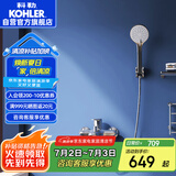 科勒（KOHLER）挂墙式淋浴花洒套装浴缸龙头家用手持花洒淋浴器 28580 带下出水