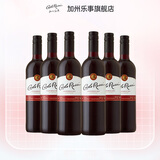 加州乐事【正品行货】原瓶原装葡萄酒750ml*6瓶整箱美国进口红酒聚会送礼 加州柔顺红*6