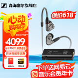 森海塞尔（Sennheiser）IE900/IE600/IE300旗舰级HIFI高保真超宽单动圈单元可拆卸MMCX挂耳式耳机 高保真发烧有线耳机耳塞 IE600+山灵UA1S PLUS耳放小尾巴