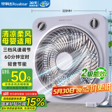 荣事达（Royalstar）电风扇/轻音交流定频台式转页扇/办公卧室宿舍/节能便携/鸿运扇/五叶电扇 KYT-256