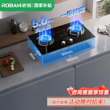 老板（Robam）【星辰系列】燃气灶20B2A/20B1A/20B0A家用天然气 双灶嵌入式 5.2kW可调节小尺寸灶具 猛火灶系列 【国补立减20%】5.0kW火力20B1A