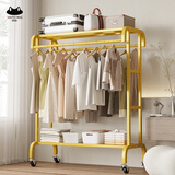 南蛙 晾衣架 落地晾衣架 卧室衣帽架 多功能挂衣架置物架SPYMJ-6-NW