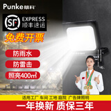 朋科led户外防水照明灯50w100w厂房室外灯庭院灯接电工业工地照明灯 【50W 白光】高亮节能 防水耐用
