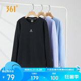361°卫衣女春秋季外套运动休闲套头衫宽松圆领长袖上衣662334801D-6