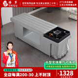 诗芦头疗洗头床理发美发店专用养发馆恒温熏蒸水循环采耳床泰式按摩 A款+ 凳子(随机) 官方标配