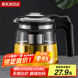 天喜玻璃茶壶加厚耐热大容量茶吧机水壶玻璃内胆过滤泡茶壶