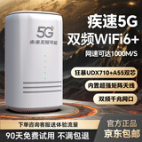 牧歌真5g随身wifi6移动无线cpe路由器全网通千兆双频便携式家用上网宝免宽带移动联通高速流量上网卡 真5G【尊享版】网速狂飙矩阵增益天线