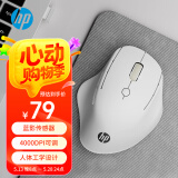 惠普（HP）Engineer1人体工学鼠标中小手女性鼠标 白色 无线蓝牙双模式办公 4000DPI蓝影传感器PAW3220