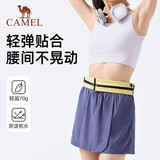 骆驼（CAMEL）运动腰包 男女跑步手机腰包运动健身迷你小腰带 8W3AMT002A柠檬黄