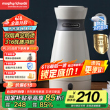摩飞电器（Morphyrichards）电水壶电热水壶 0.5L旅行便携式烧水壶316不锈钢随行冲奶泡茶办公室养生保温杯电热水杯MR6080